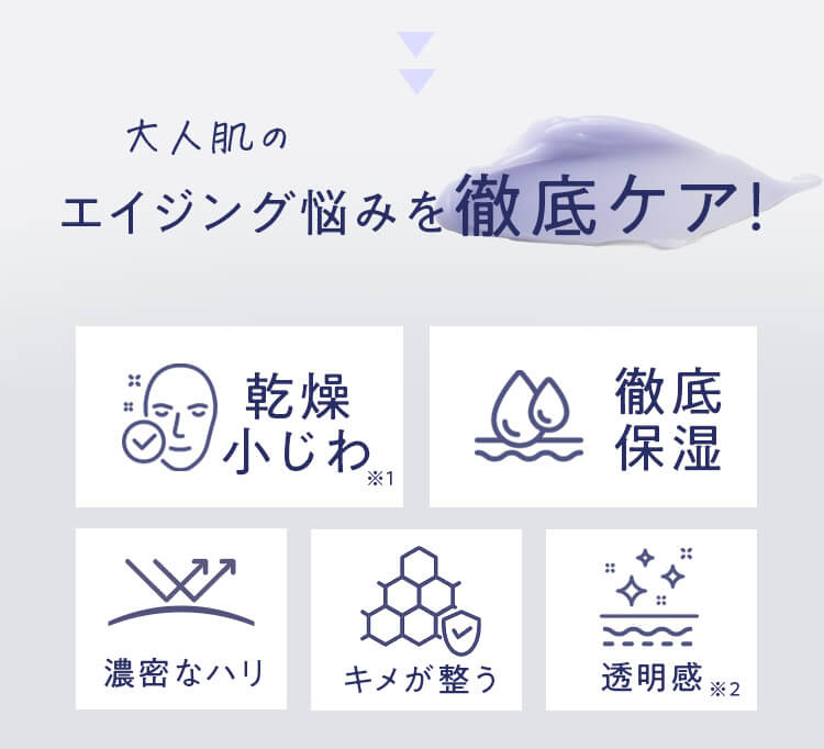 大人肌のエイジング悩みを徹底ケア!