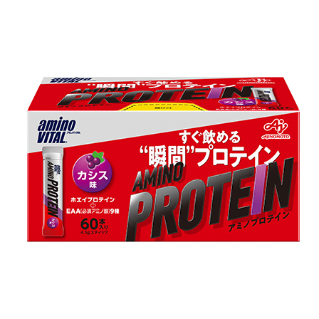 通販のお買物 味の素 アミノバイタル アミノプロテイン カシス味 60本