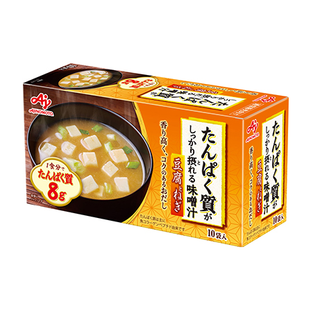 「たんぱく質がしっかり摂れる味噌汁」豆腐とねぎ