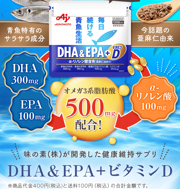 Dha Epa ビタミンd 味の素 株 が開発した健康維持サプリ