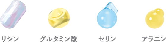 リシン・グルタミン酸・セリン・アラニン