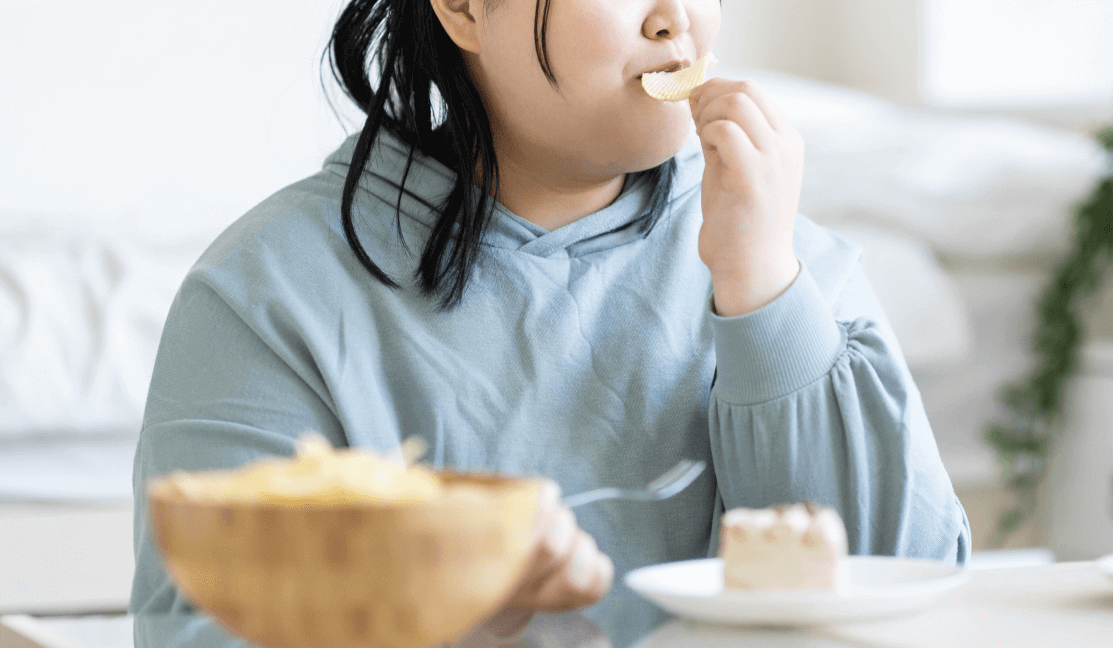 軽度肥満女性