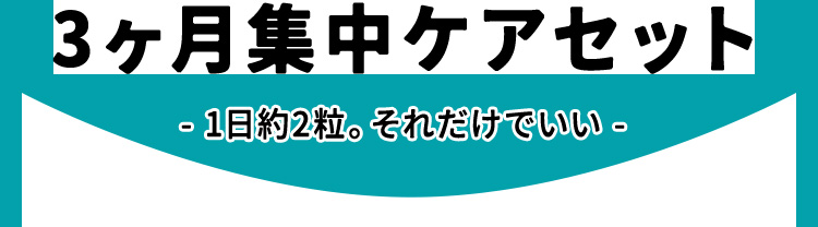 3ヶ月集中ケアセット