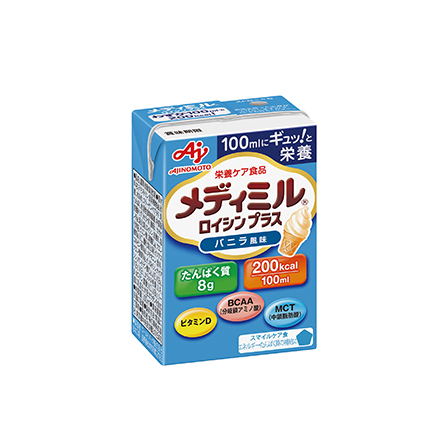 メディミル」ロイシン プラス バニラ風味 | 食品 | 味の素ダイレクト