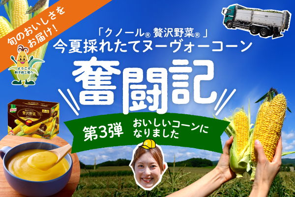 コーン体験　第三弾「いよいよ収穫！」の巻